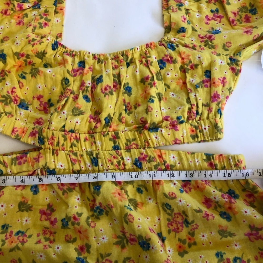 BILLABONG
Dare To Bare Floral Cut Out Mini Dress Size L - Picture 9 of 12